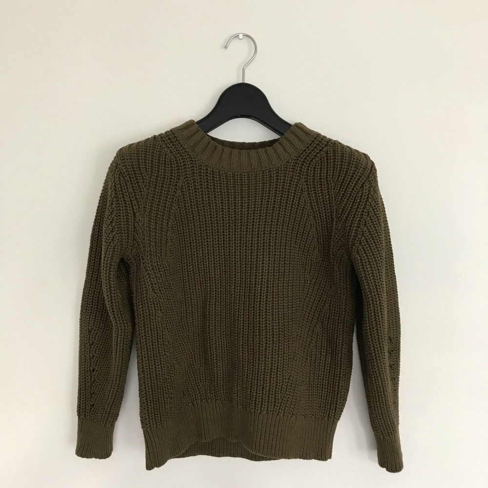 Everlane Texture Cotton Crew Sweater